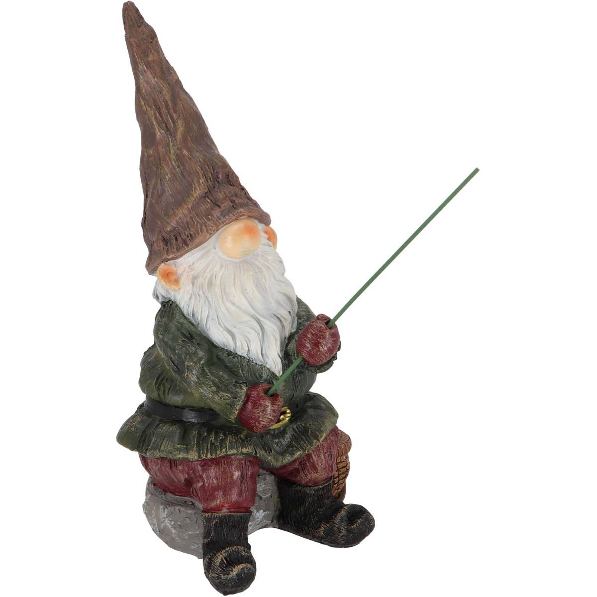 Esschert Design - Nain de jardin pêcheur en résine 25 cm - Image 1