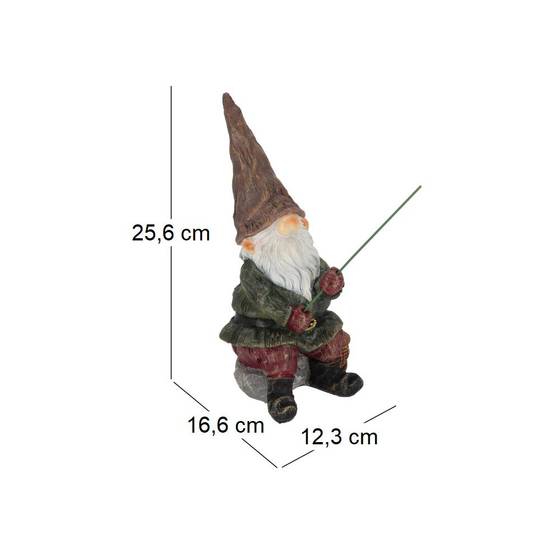 Esschert Design - Nain de jardin pêcheur en résine 25 cm - Image 3