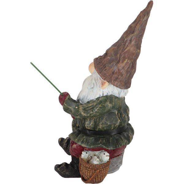 Esschert Design - Nain de jardin pêcheur en résine 25 cm True To Nature - Image 6