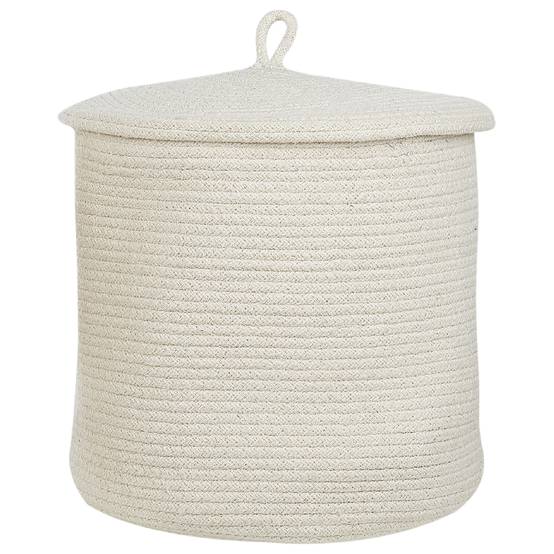 Beliani - Corbeille Coton Blanc cassé SILOPI - Beliani - Image 4