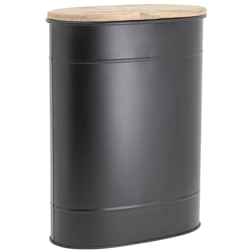 Aubry Gaspard - Tabouret et seau à pellets en métal - Image 4