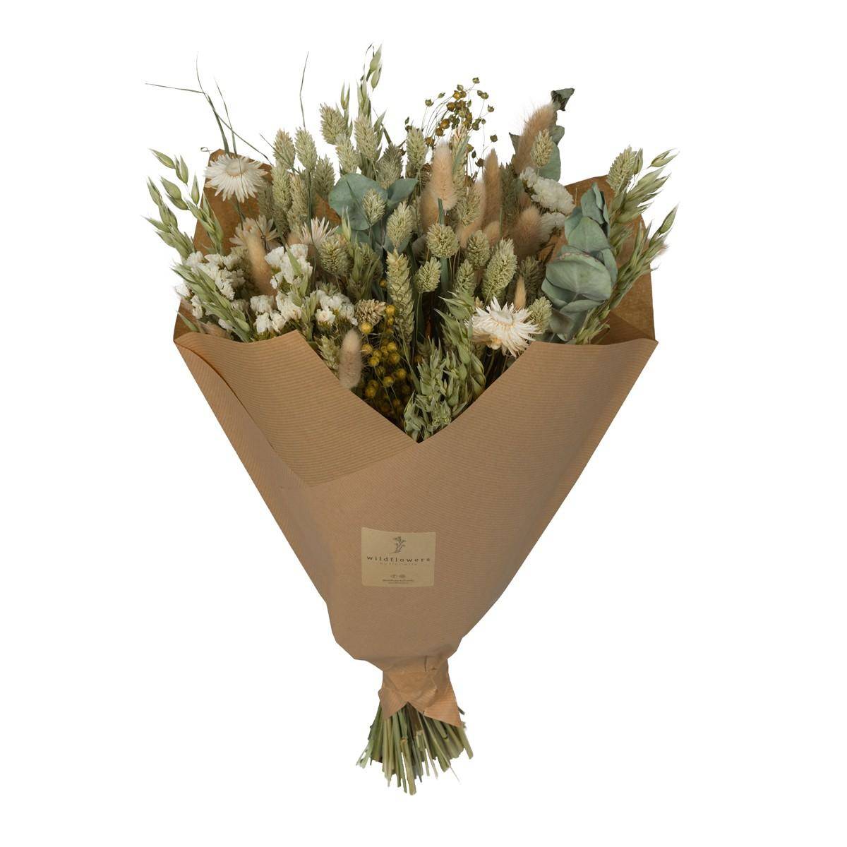 Bouquet de fleurs séchées classique naturel - ↕60cm