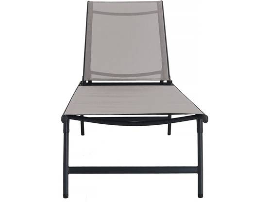 Lot De 2 Bains De Soleil En Métal "sublima" - 180 X 54 X 104 Cm - Taupe -habitat Et Jardin - Image 4
