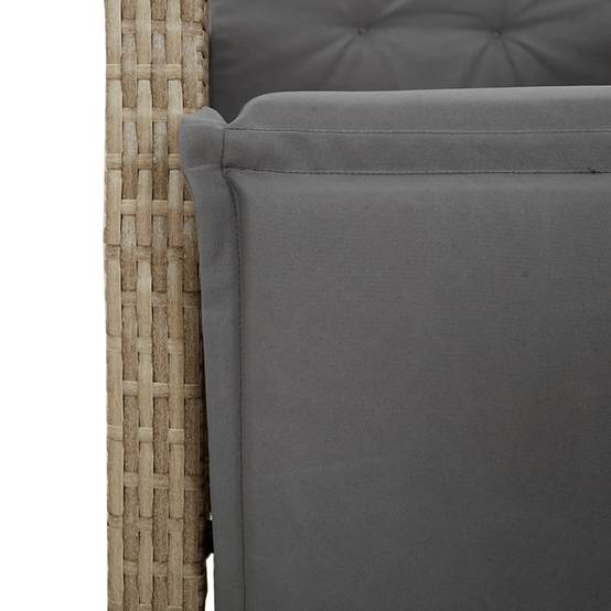 ComfortXL - Salon de Jardin 2 Personnes Beige, 2 Fauteuils de Relaxation Multi-positions en Résine Tressée – ComfortXL Outdoor Living - Image 6