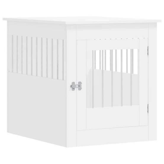 Vidaxl - Meuble de cage pour chiens blanc 64,5x80x71cm bois d'ingénierie vidaXL 838330 - Image 2