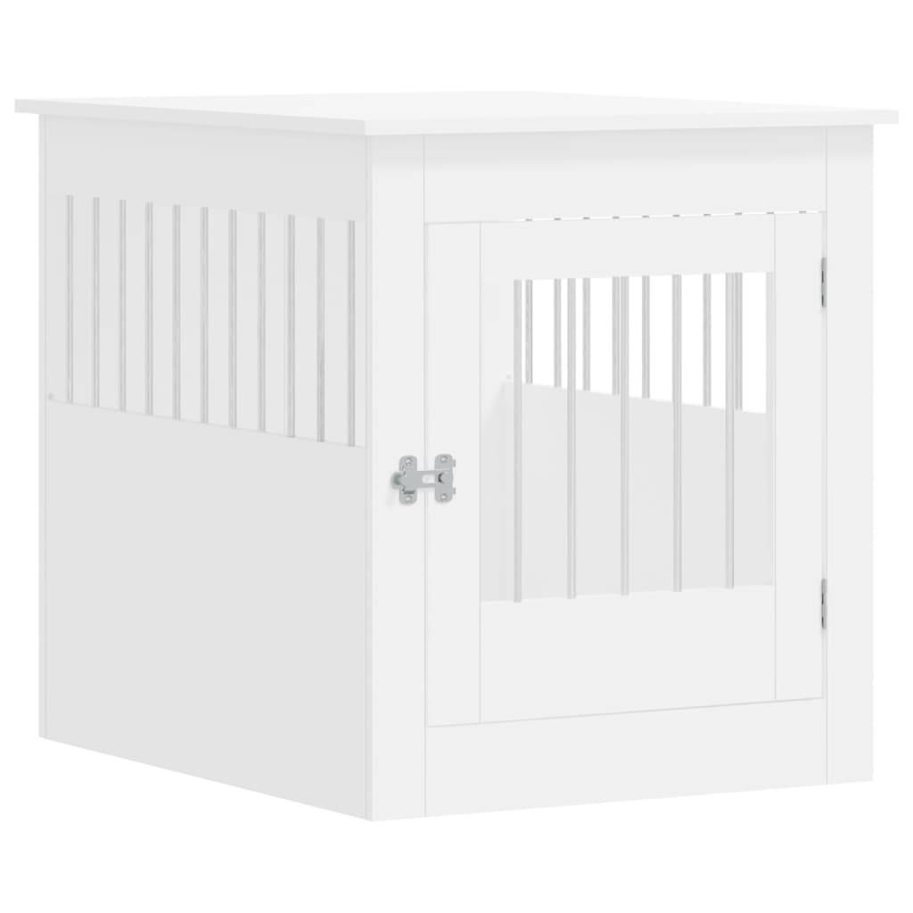Vidaxl - Meuble de cage pour chiens blanc 64,5x80x71cm bois d'ingénierie vidaXL 838330 - Image 2