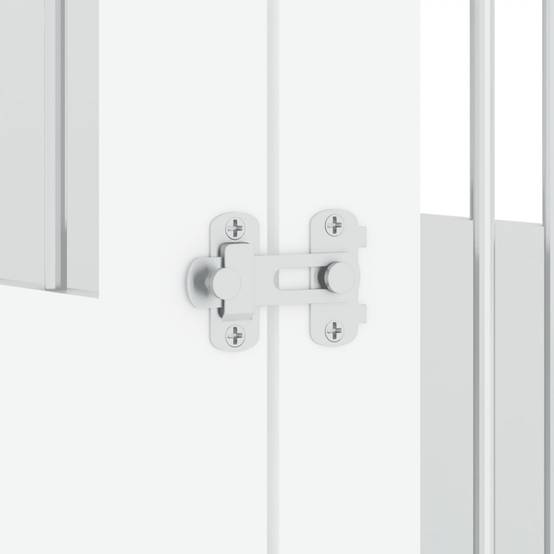 Vidaxl - Meuble de cage pour chiens blanc 64,5x80x71cm bois d'ingénierie vidaXL 838330 - Image 4
