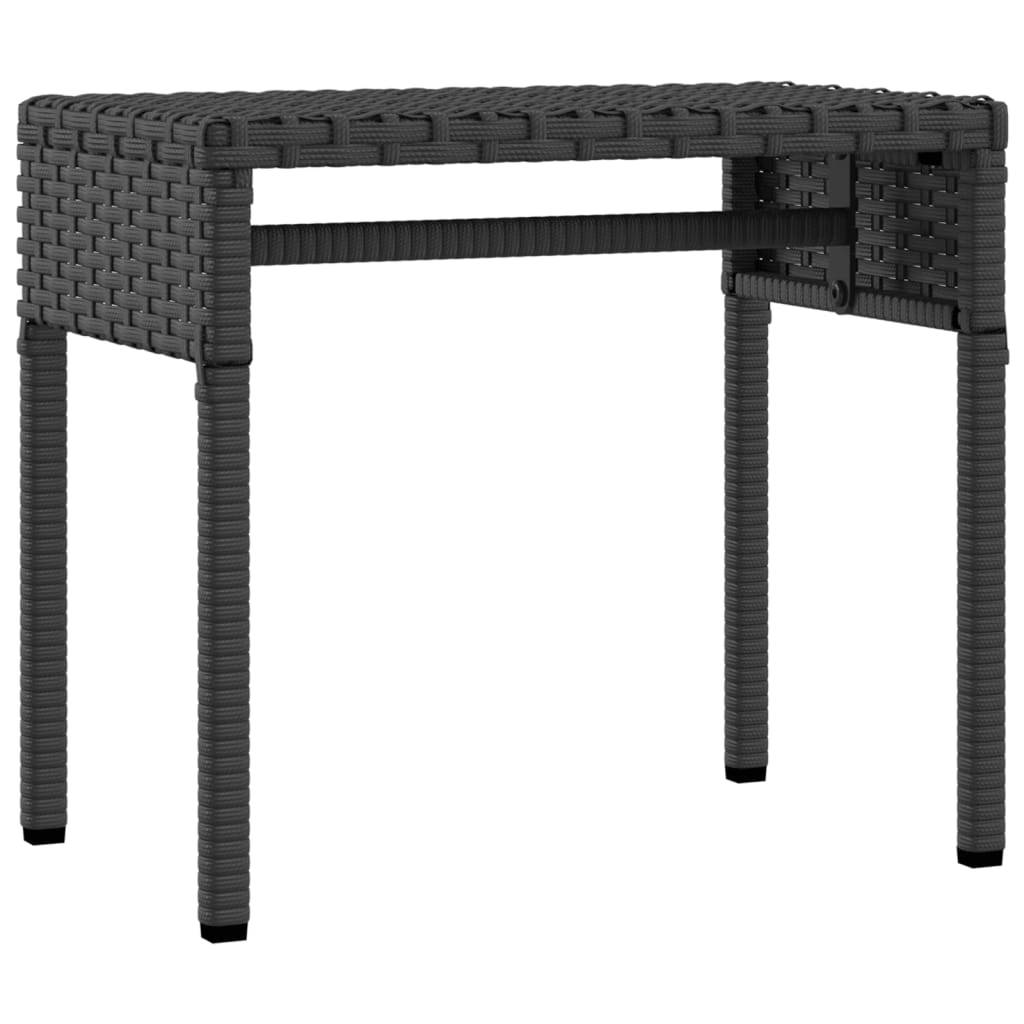 ComfortXL - Duo Transats Résine Noire avec Auvent Pare-Soleil Table Basse et Coussins Écru – ComfortXL Outdoor Living - Image 5
