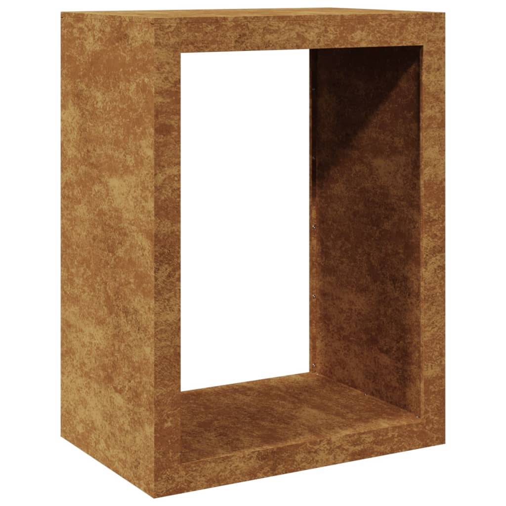Étagère à Bois Acier Corten Verticale Rangement Design Extérieur 60x40x80cm - ComfortXL Outdoor Living - Image 7