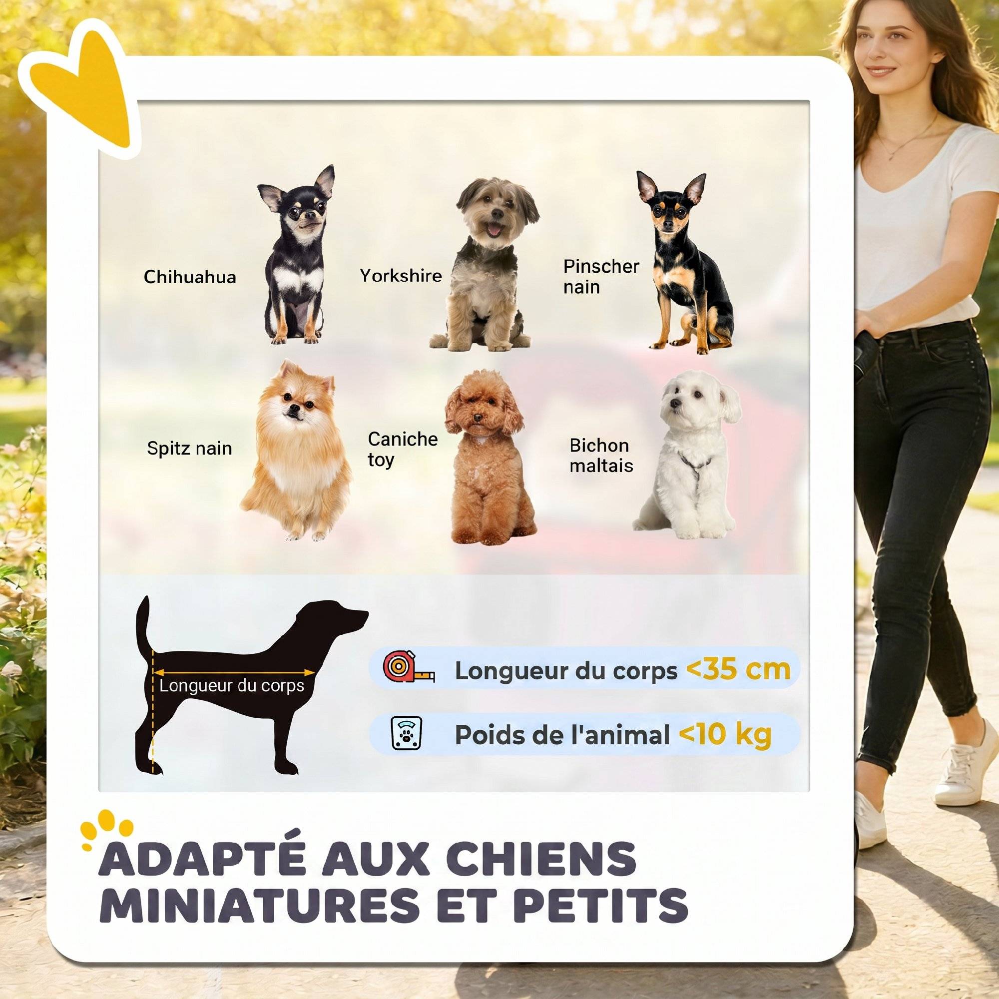 ComfortXL - Poussette chien pliable acier tissu Oxford rouge 77 x 44 cm petit chien roues pivotantes - ComfortXL Outdoor Living - Image 5