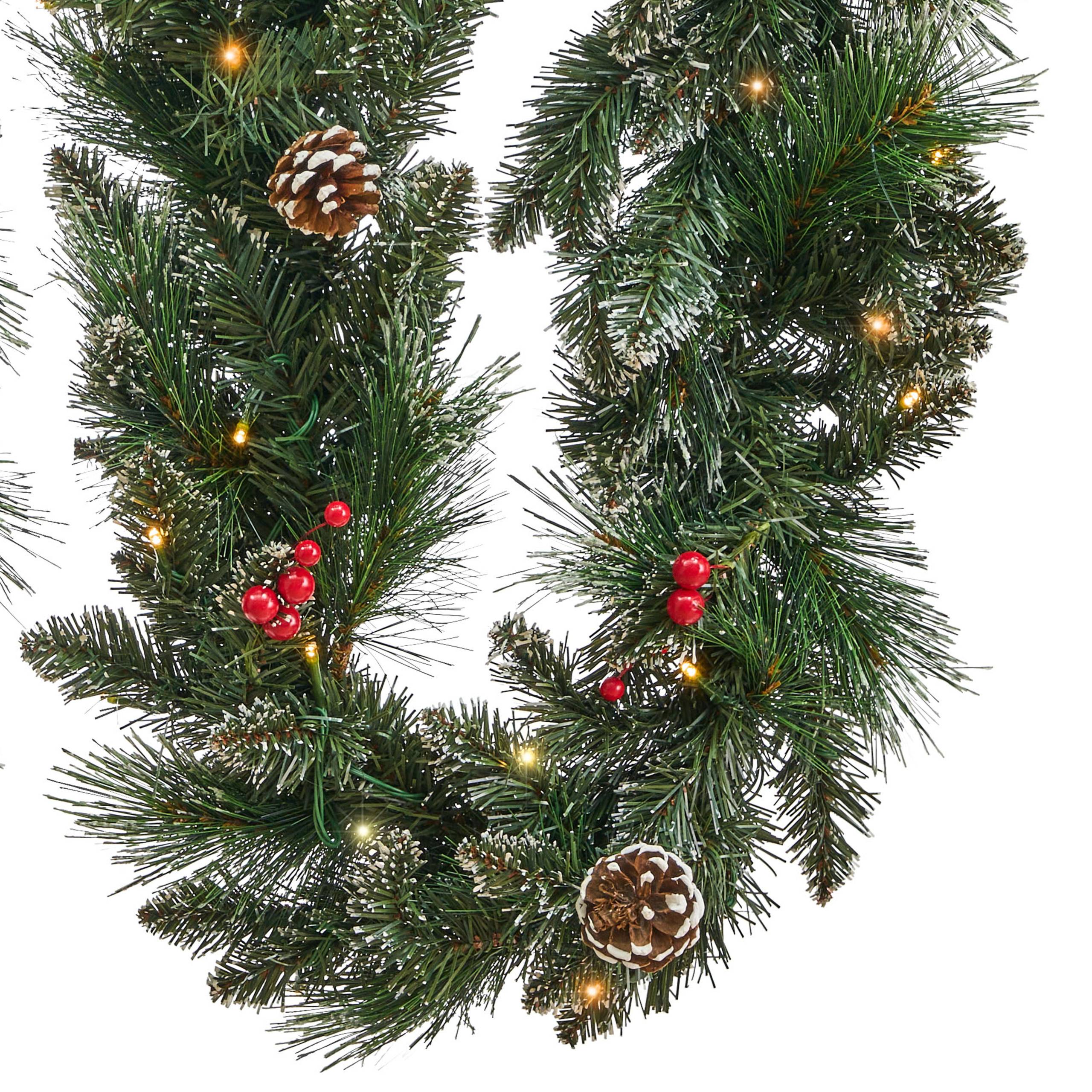 Beliani - Guirlande de Noël Matière synthétique Vert WAPTA - Beliani - Image 5