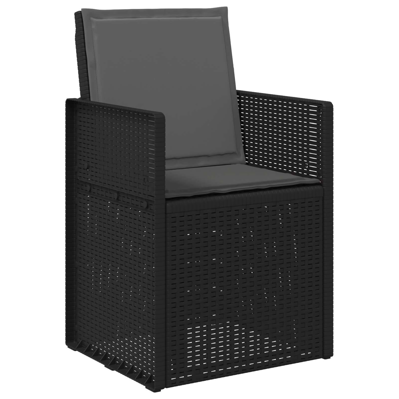PANGIVO - Chaises de jardin polypropylène anthracite 53 x 47 x 88.5 cm, Poids:18.4kg - PANGIVO - Image 4