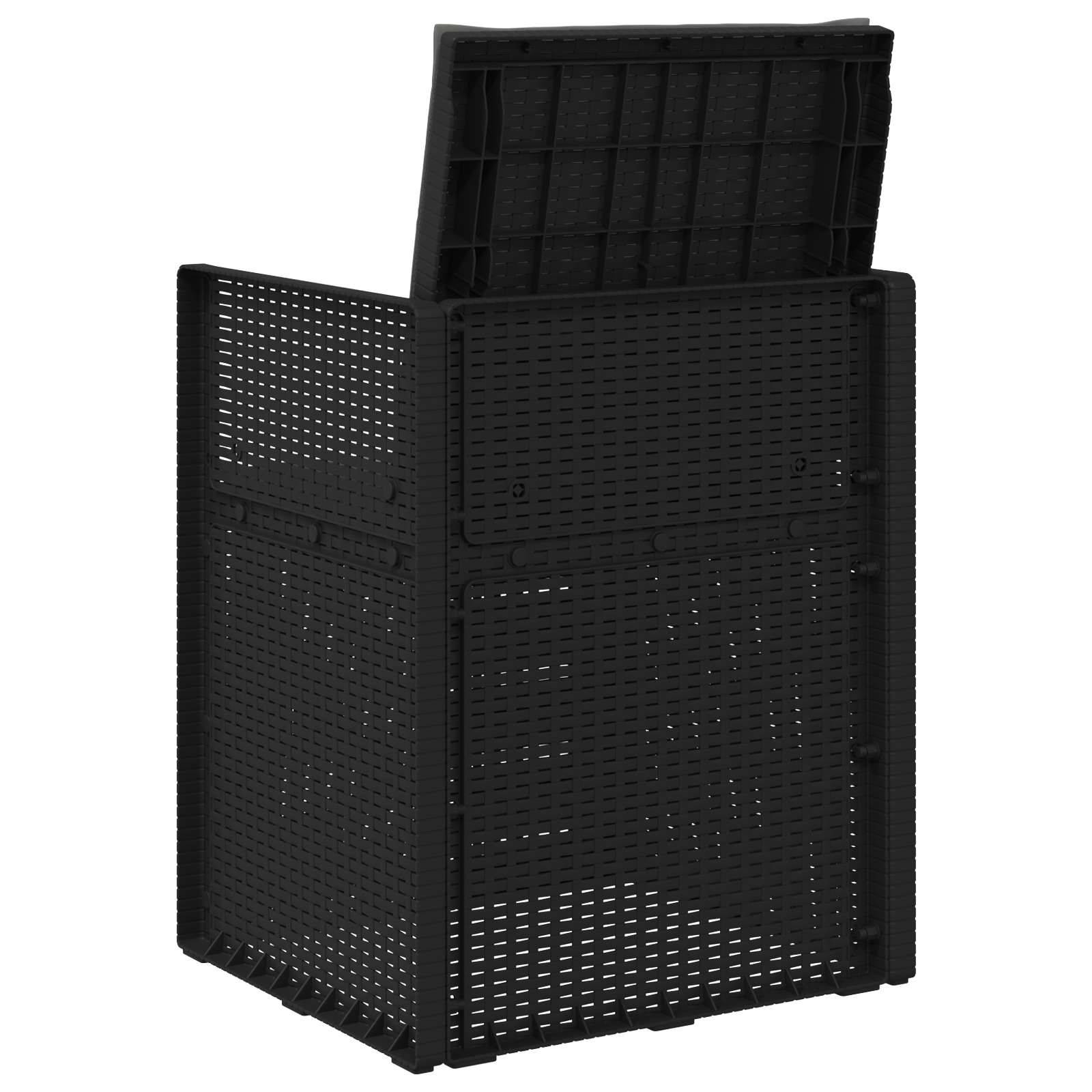 PANGIVO - Chaises de jardin polypropylène anthracite 53 x 47 x 88.5 cm, Poids:18.4kg - PANGIVO - Image 7