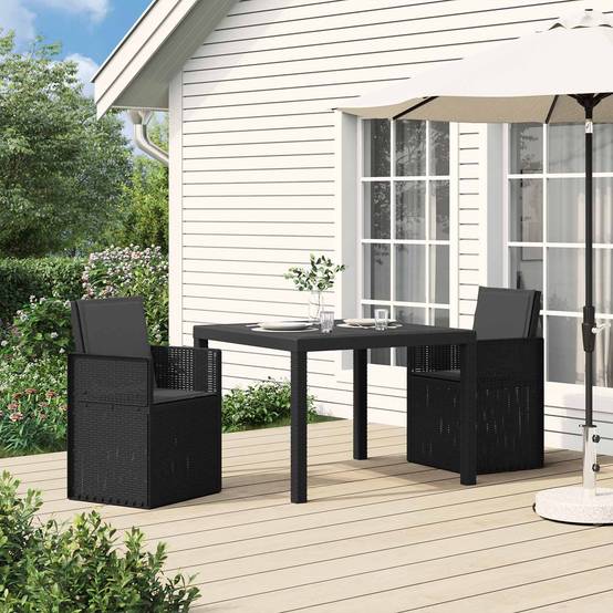 PANGIVO - Chaises de jardin polypropylène anthracite 53 x 47 x 88.5 cm, Poids:18.4kg - PANGIVO - Image 1