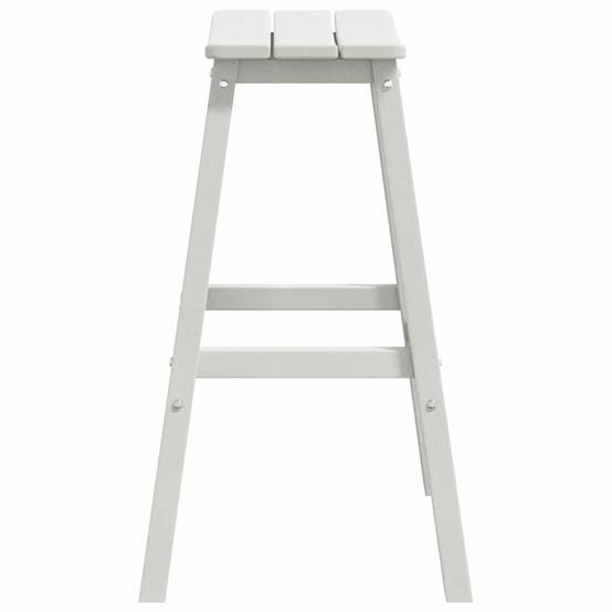 Lot de 4 Tabourets de Bar de Jardin HDPE Résistant aux Intempéries pour Extérieur Blanc – ComfortXL Outdoor Living - Image 6