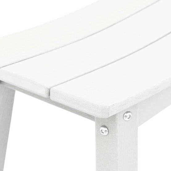 Lot de 4 Tabourets de Bar de Jardin HDPE Résistant aux Intempéries pour Extérieur Blanc – ComfortXL Outdoor Living - Image 7