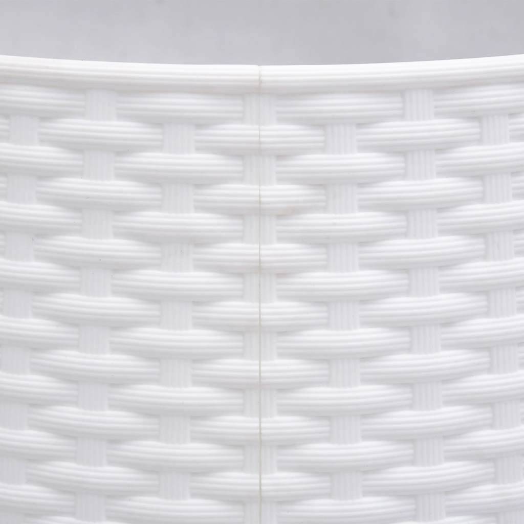 Vidaxl - Jupe de sapin de Noël-Collier de sapin de Noël-Cache pied de sapin blanc Ø56x23 cm plastique - Image 7