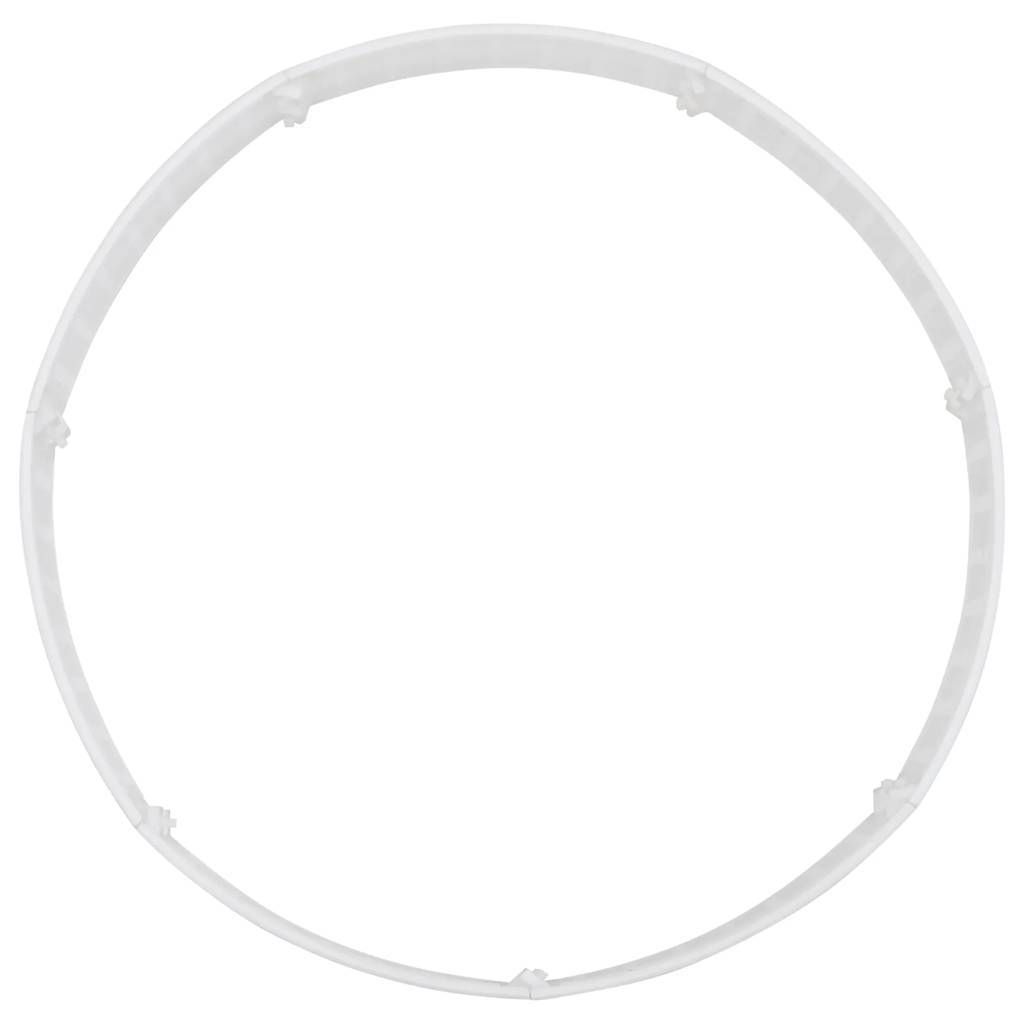 Vidaxl - Jupe de sapin de Noël-Collier de sapin de Noël-Cache pied de sapin blanc Ø56x23 cm plastique - Image 6