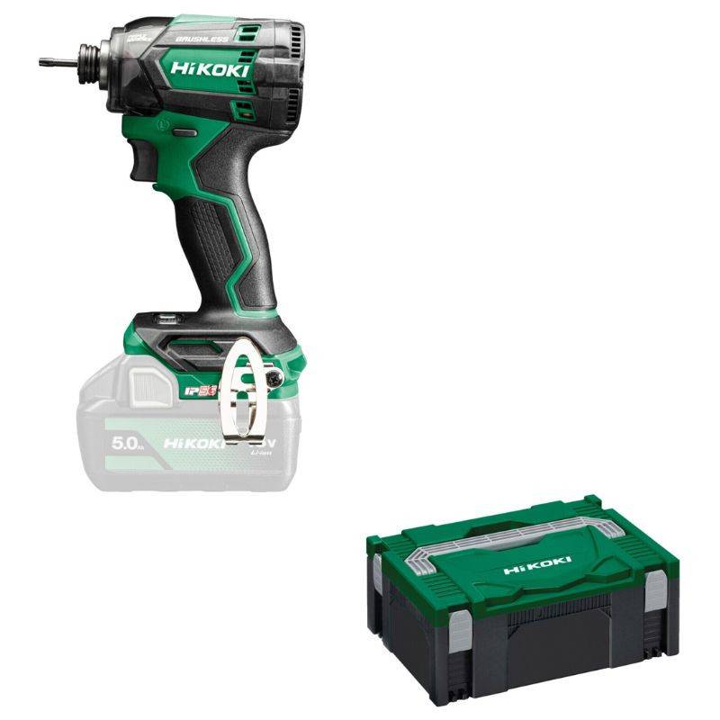 Visseuse à choc 210Nm 18V IP56 Brushless 5 modes - HIKOKI- sans batterie, ni chargeur - Hitcase II - WH18DCW2Z - Image 1