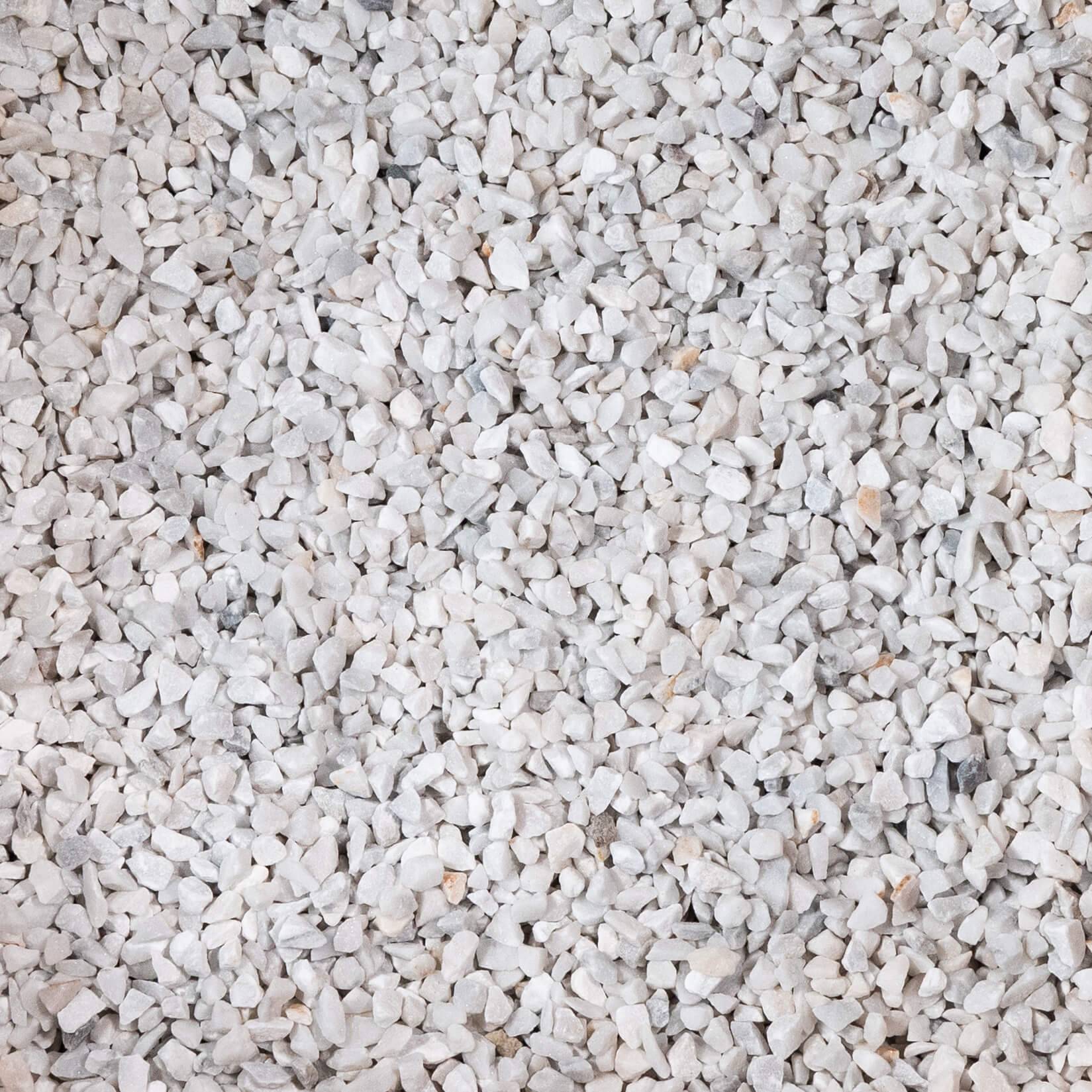 Gravier Marbre Blanc Carrare 8-12 mm - Lot de 40 sacs de 20 kg (16 m²) - RO'MA NATURE - Image 1