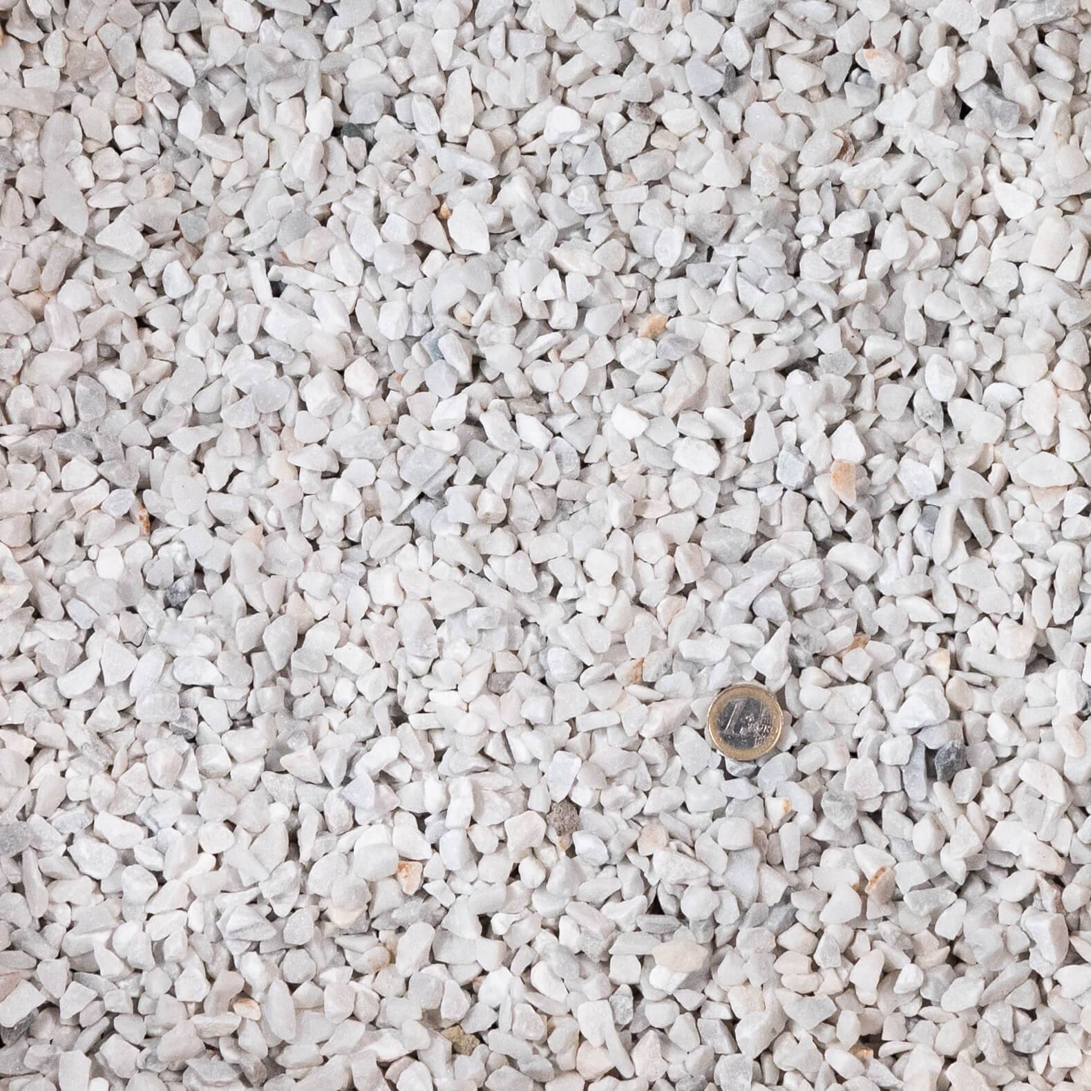 Gravier Marbre Blanc Carrare 8-12 mm - Lot de 40 sacs de 20 kg (16 m²) - RO'MA NATURE - Image 2