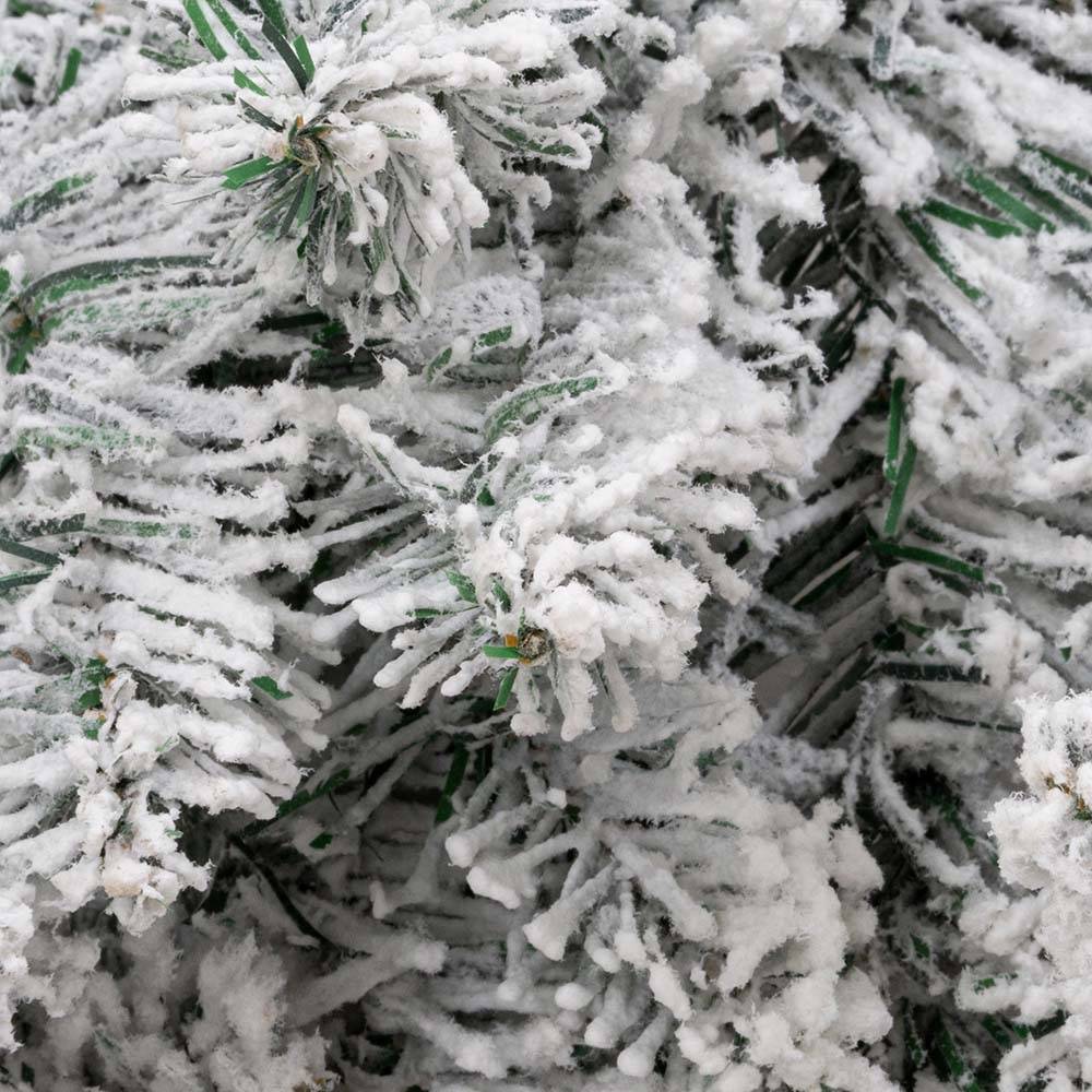 Guirlande en sapin artificiel enneigé 160 branches 180 cm - Image 2