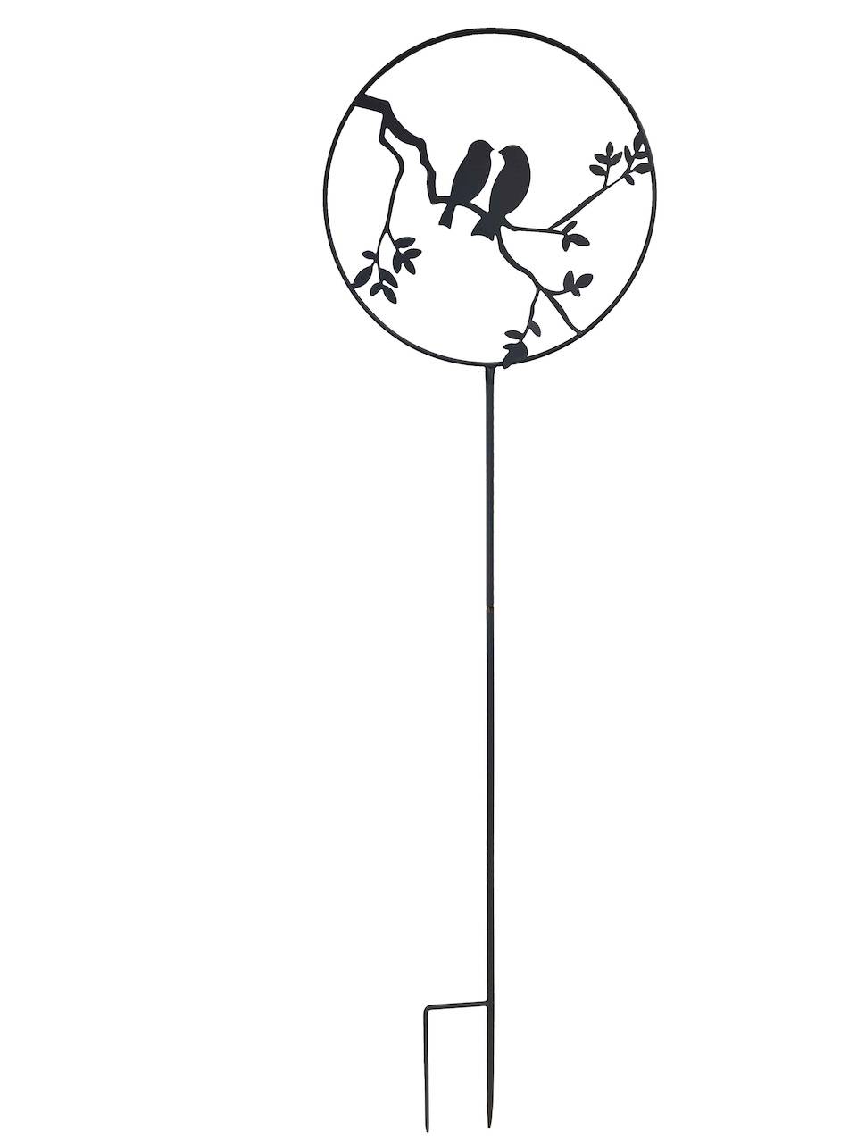 Louis Moulin - Déco de jardin à piquer en forme d'oiseaux - 35x122,5cm - Anthracite - Louis Moulin