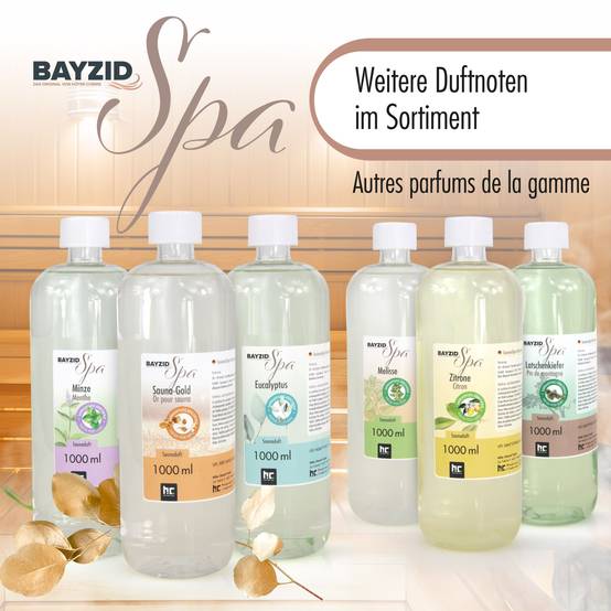 Set de parfum bio pour sauna BAYZID® SPA 4 x 100 ml x 1 - Image 3
