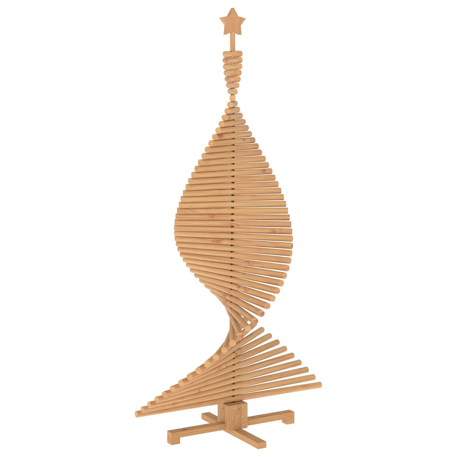 Vidaxl - Arbre de Noël en bois KOTKA 180 cm Bois de pin massif vidaXL 42051526 - Image 6