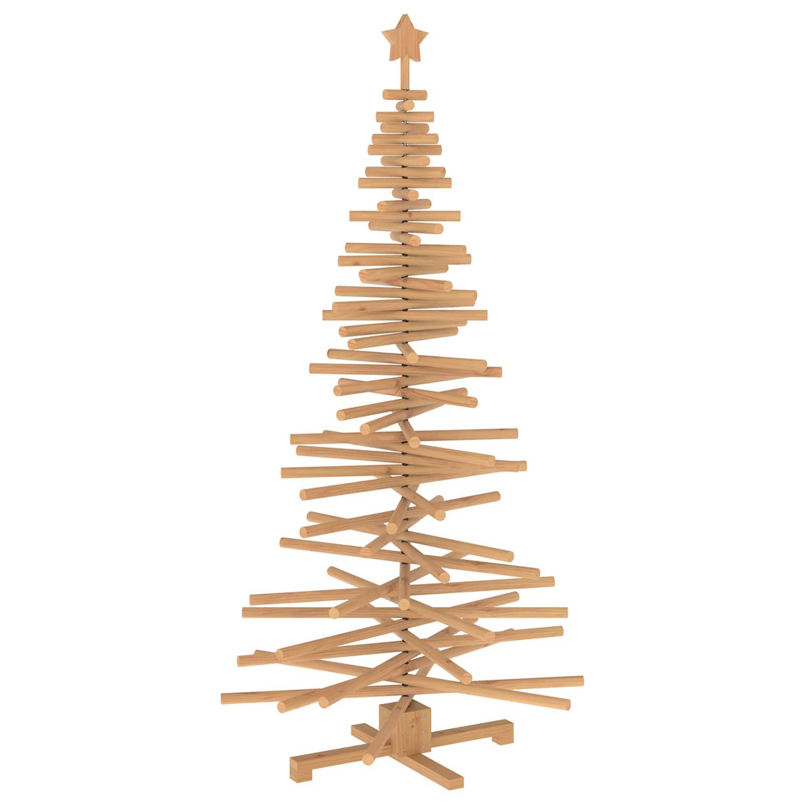 Vidaxl - Arbre de Noël en bois KOTKA 180 cm Bois de pin massif vidaXL 42051526 - Image 2