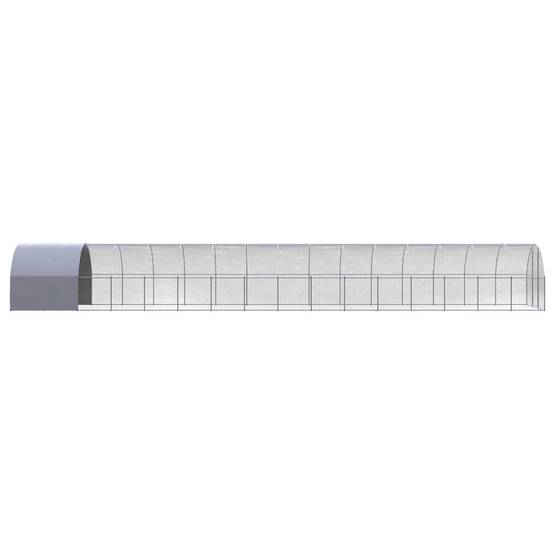 Poulailler extérieur Acier galvanisé Toit PE jardin 3x16x2 m – ComfortXL Outdoor Living - Image 4
