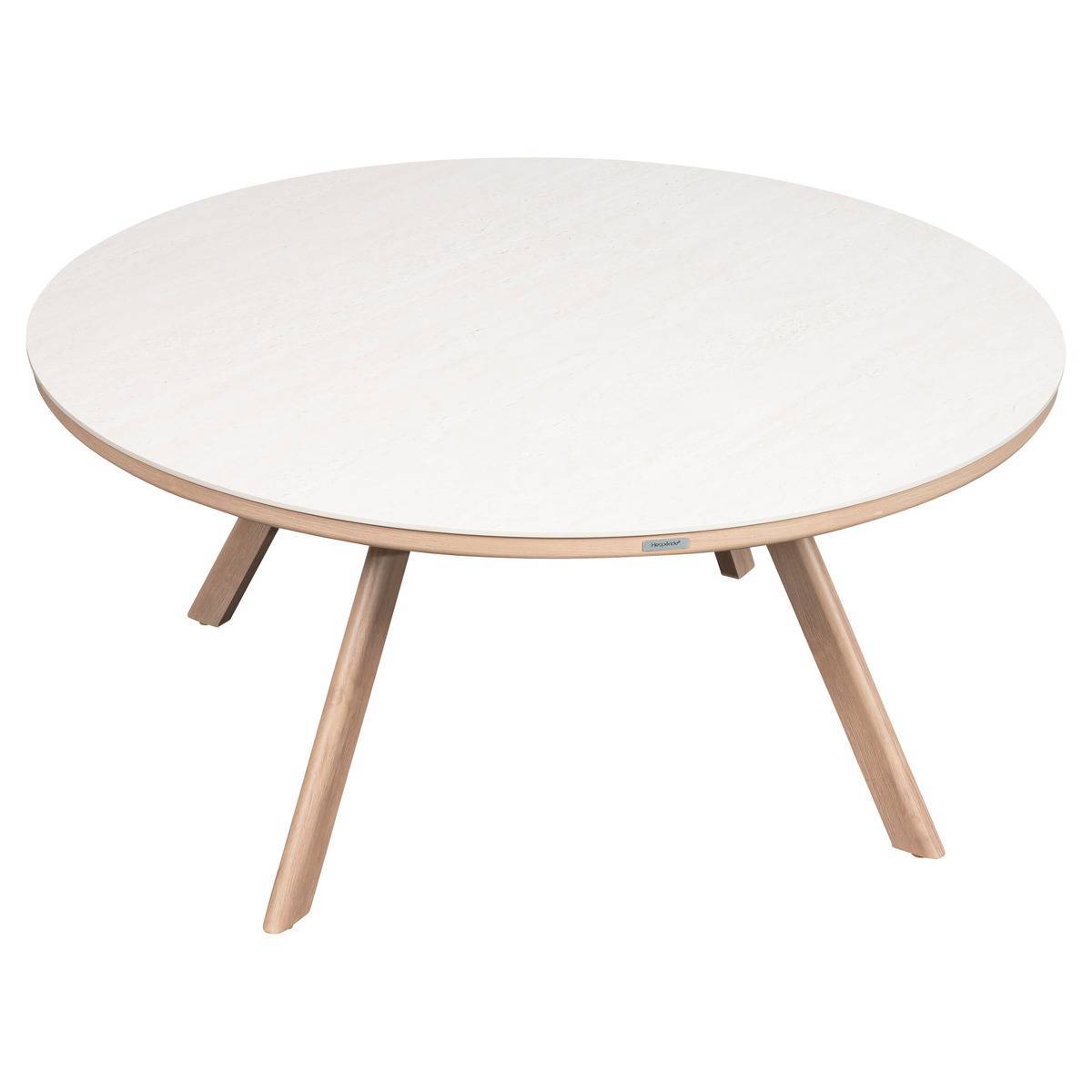 Hesperide - Table de jardin Nelora 8 places ronde beige - Hespéride - Image 3