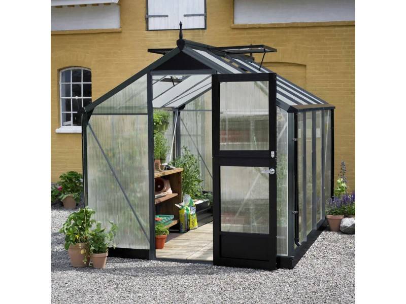 Juliana - Serre en polycarbonate 5,0 m² Compact, anthracite - Juliana - Image 1
