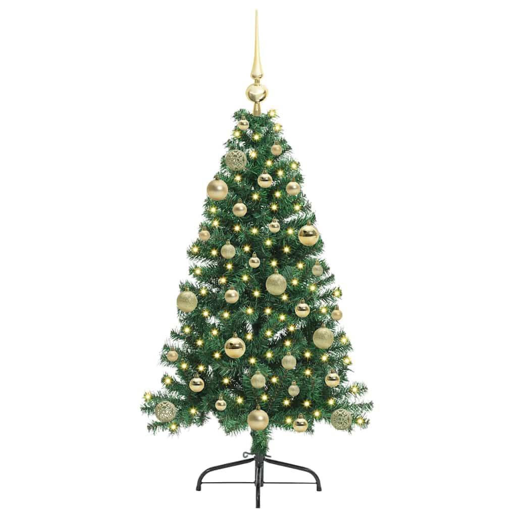 ComfortXL - Petit Sapin de Noël Moderne 120 cm, Entièrement Équipé avec Lumières LED et Boules – ComfortXL Outdoor Living - Image 3