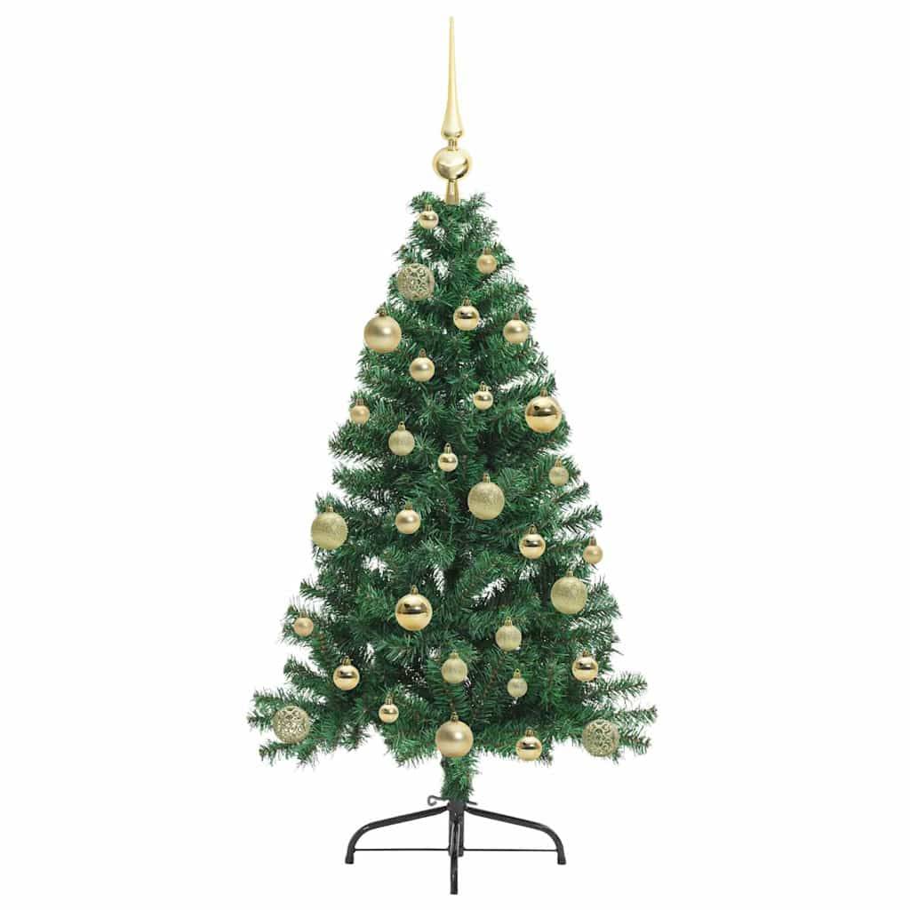 ComfortXL - Petit Sapin de Noël Moderne 120 cm, Entièrement Équipé avec Lumières LED et Boules – ComfortXL Outdoor Living - Image 4