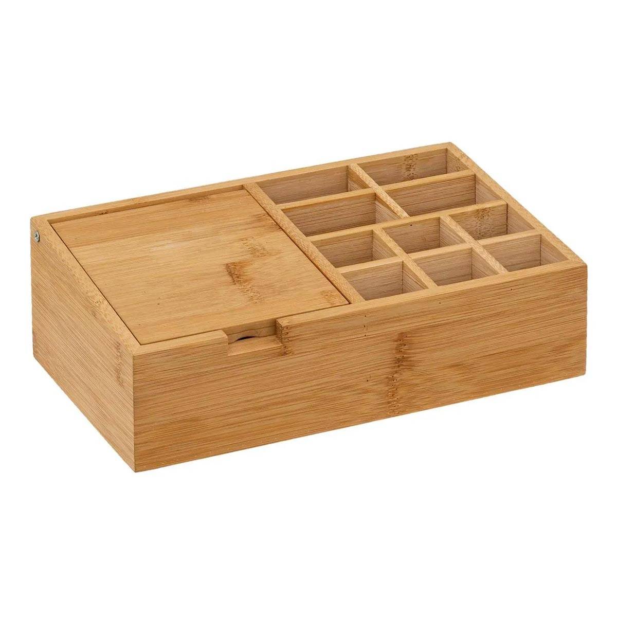 Organiseur 10 Compartiments "Miroir" 24cm Naturel - Image 2