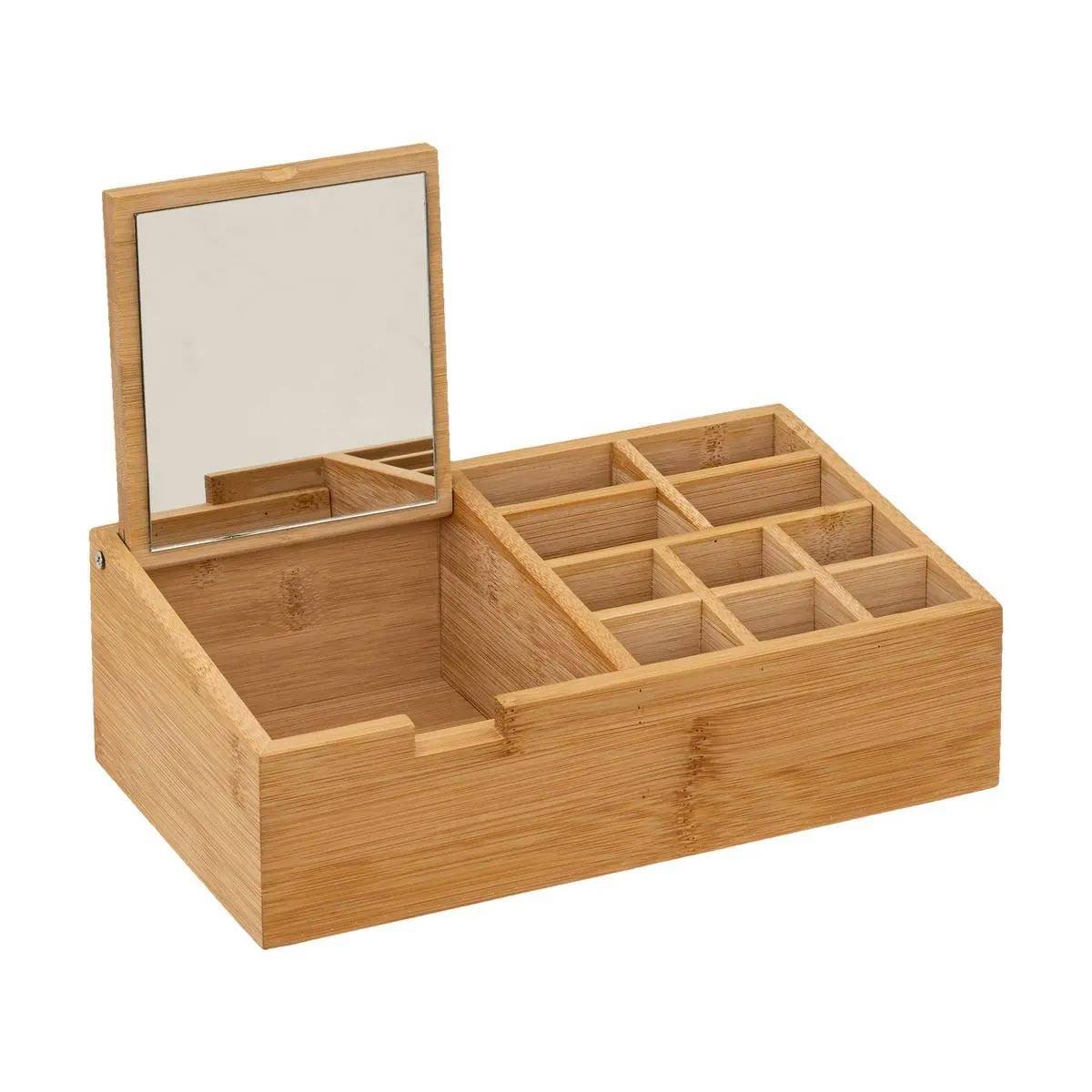 Organiseur 10 Compartiments "Miroir" 24cm Naturel - Image 1
