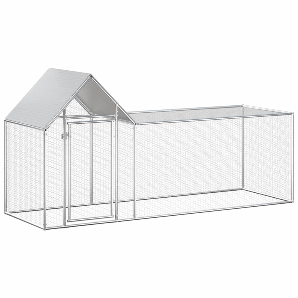 Vidaxl - Poulailler 3 x 1 x 1,5 m Acier galvanisé vidaXL 144554 - Image 2