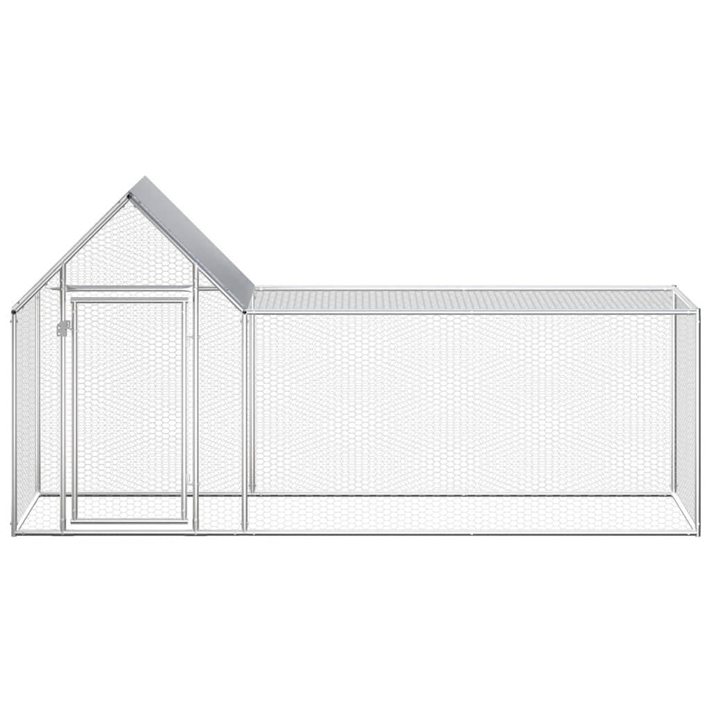 Vidaxl - Poulailler 3 x 1 x 1,5 m Acier galvanisé vidaXL 144554 - Image 8