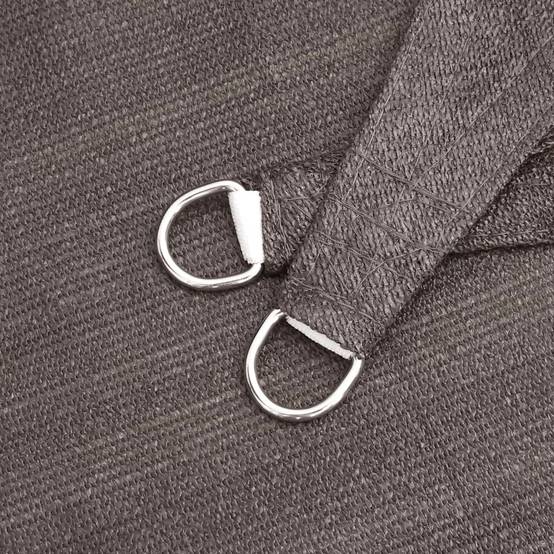 Voile d'ombrage PEHD anthracite 3,5 x 4,5 m - PANGIVO - Image 6