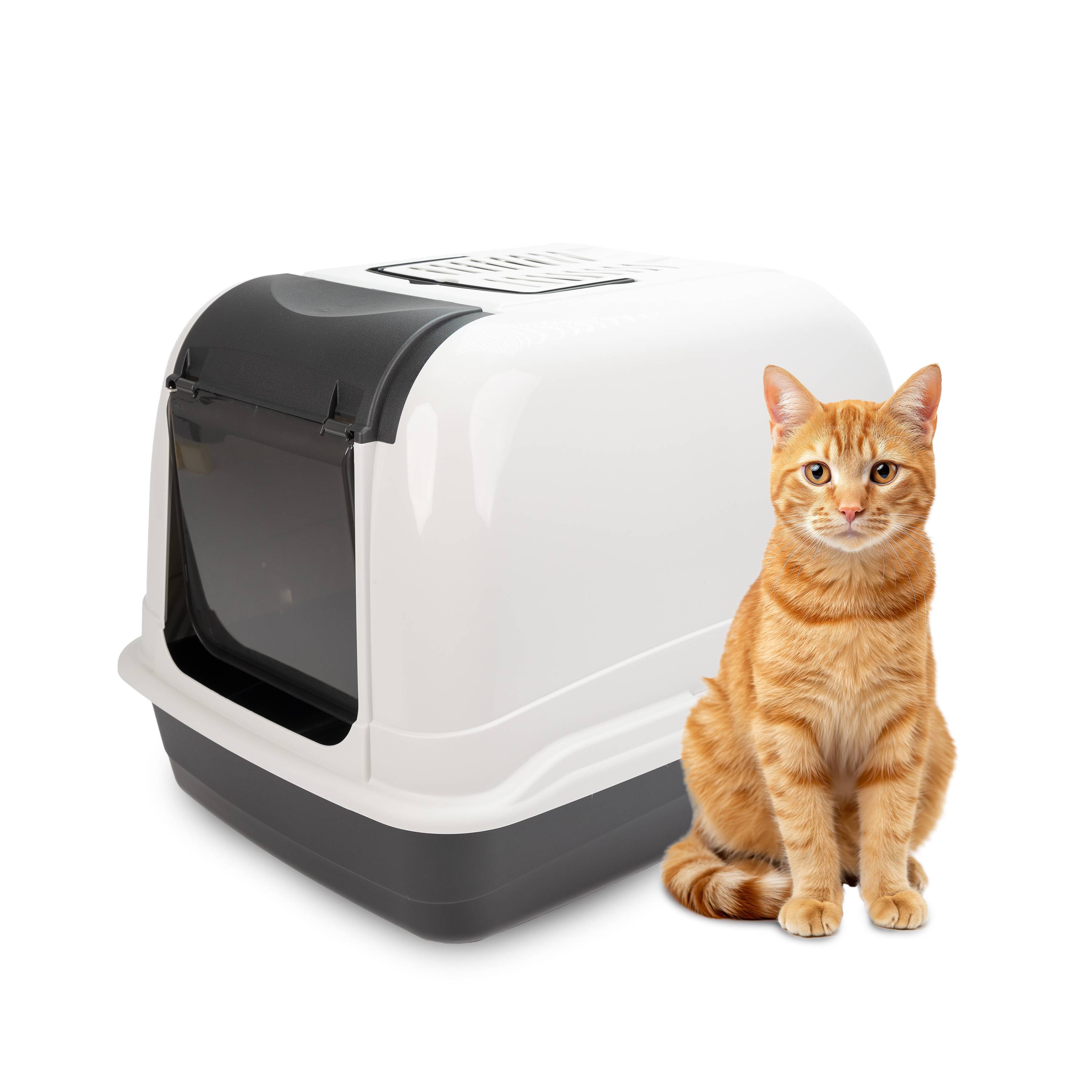 Ferplast - Ferplast MAXI BELLA CABRIO box toilette Ferplast chats nettoyage facile poignée - Image 6