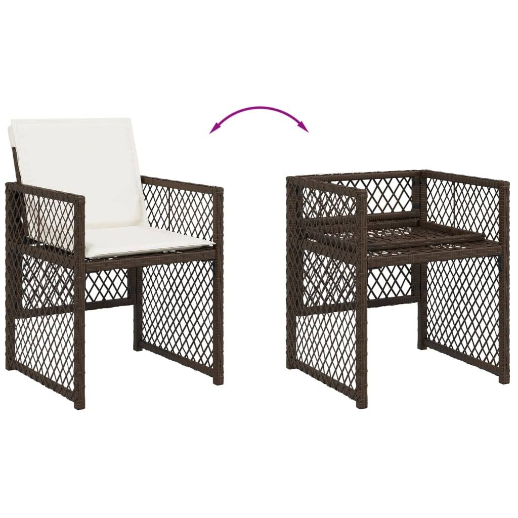 ComfortXL - Table de Jardin Verre 330cm avec 12 Chaises et 4 Tabourets Encastrables 16 Places, Style Rotin – ComfortXL Outdoor Living - Image 7