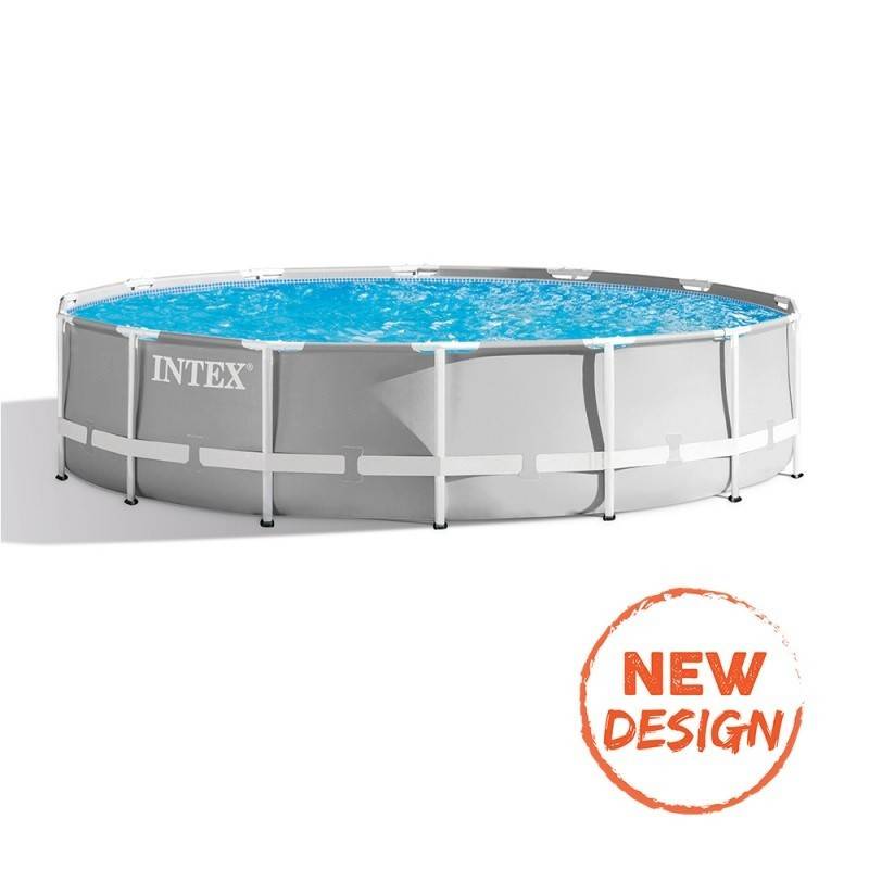 Piscine tubulaire Prism Frame ronde 4,57 x 1,07 m Intex - Image 3