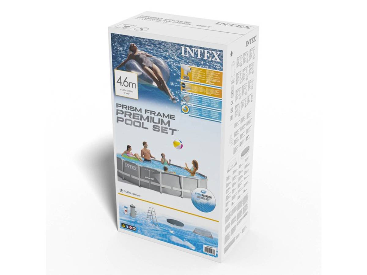 Piscine tubulaire Prism Frame ronde 4,57 x 1,07 m Intex - Image 7