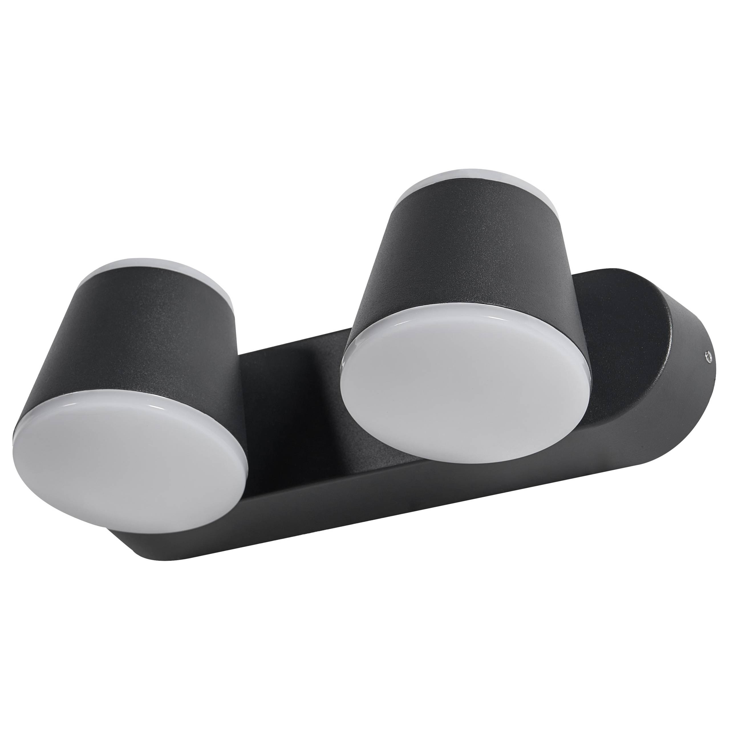 Beliani - Lampe murale pour l'extérieur Aluminium Noir TENORIO - Beliani - Image 6