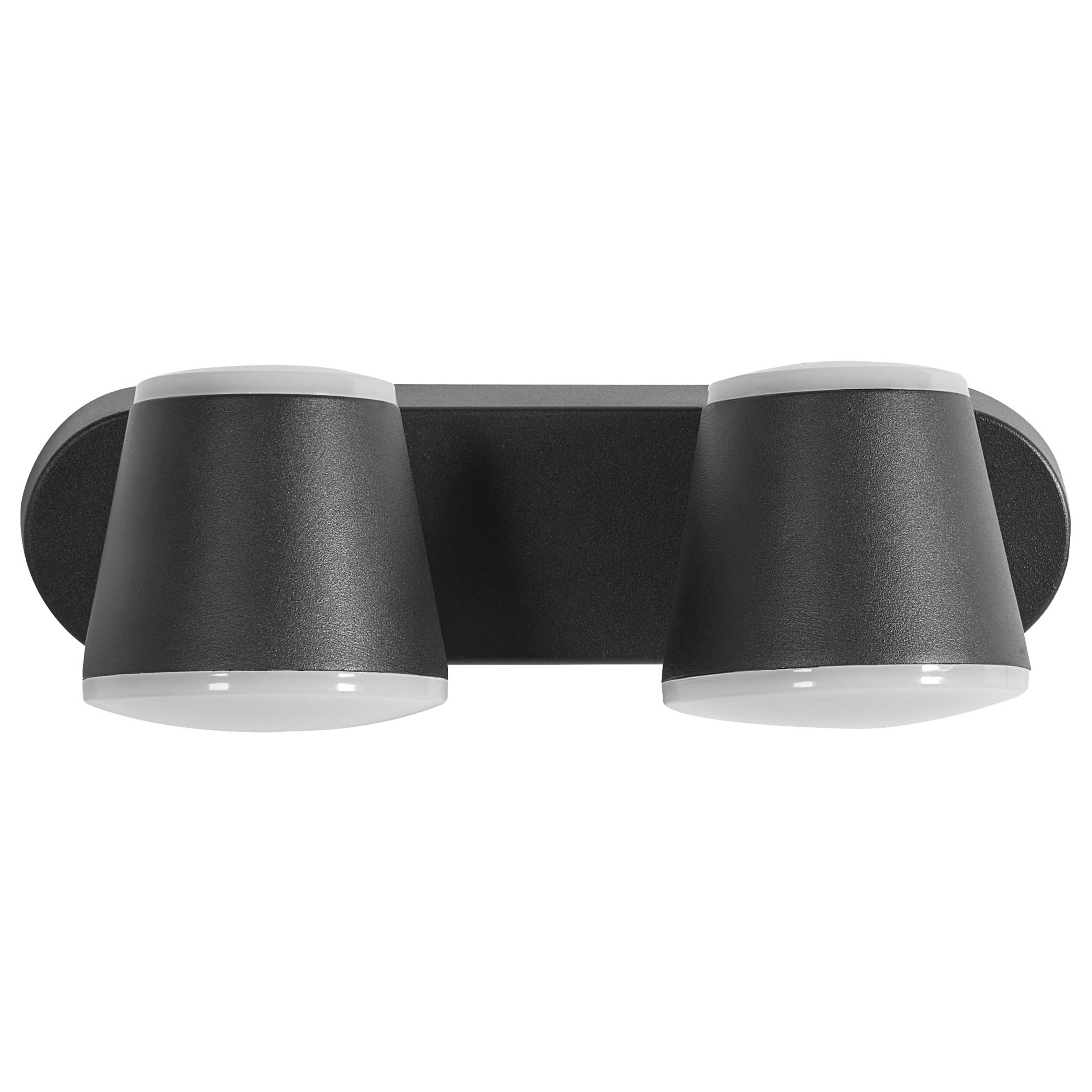 Beliani - Lampe murale pour l'extérieur Aluminium Noir TENORIO - Beliani - Image 5