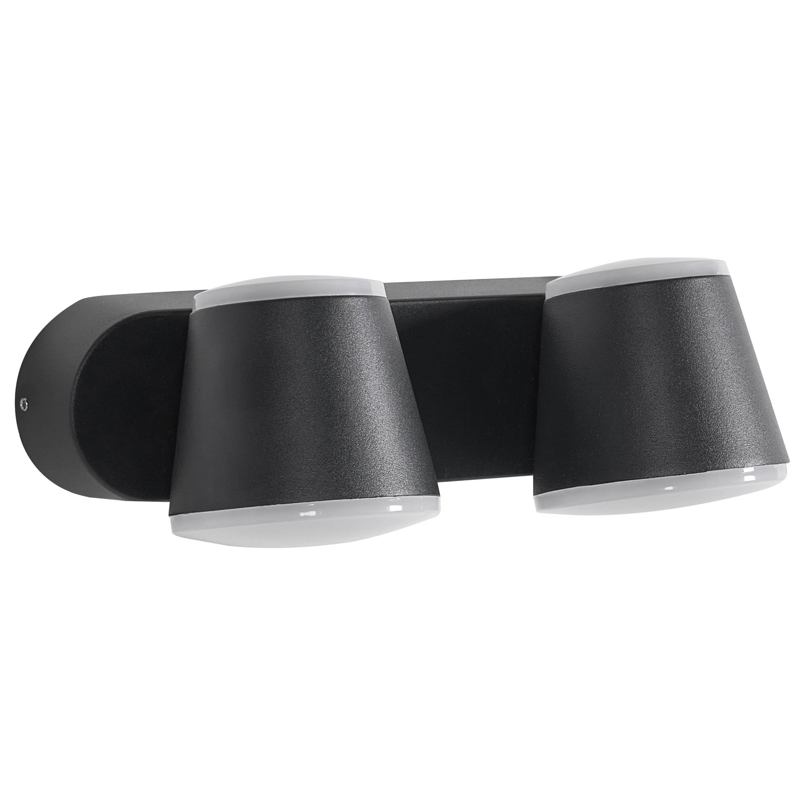 Beliani - Lampe murale pour l'extérieur Aluminium Noir TENORIO - Beliani - Image 4