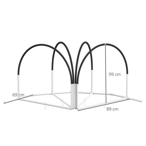 Kit agility pour chien plastique bleu 89 x 69 x 99 cm - PANGIVO - Image 5