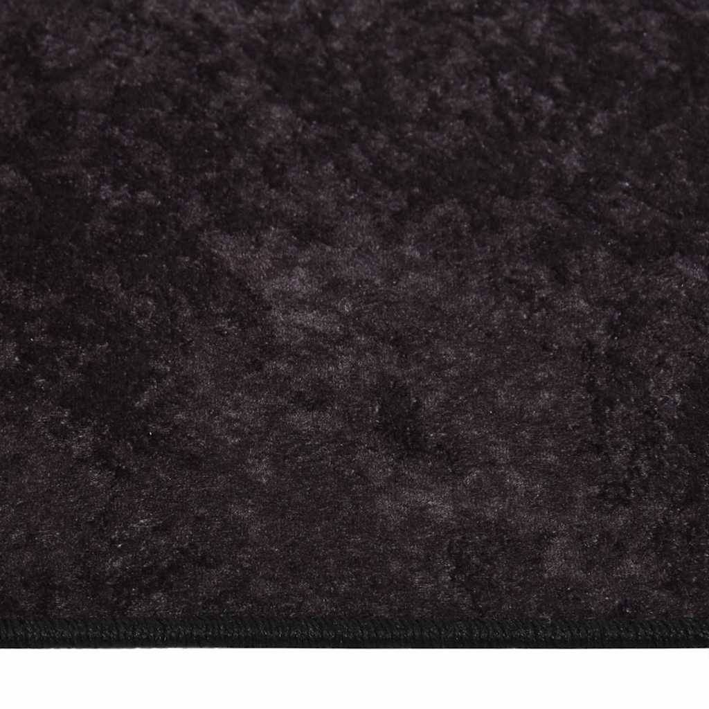 Tapis de Salle à Manger XXL en Velours Lavable et Antidérapant pour Sol Lisse Anthracite 190x300 cm – ComfortXL Outdoor Living - Image 4