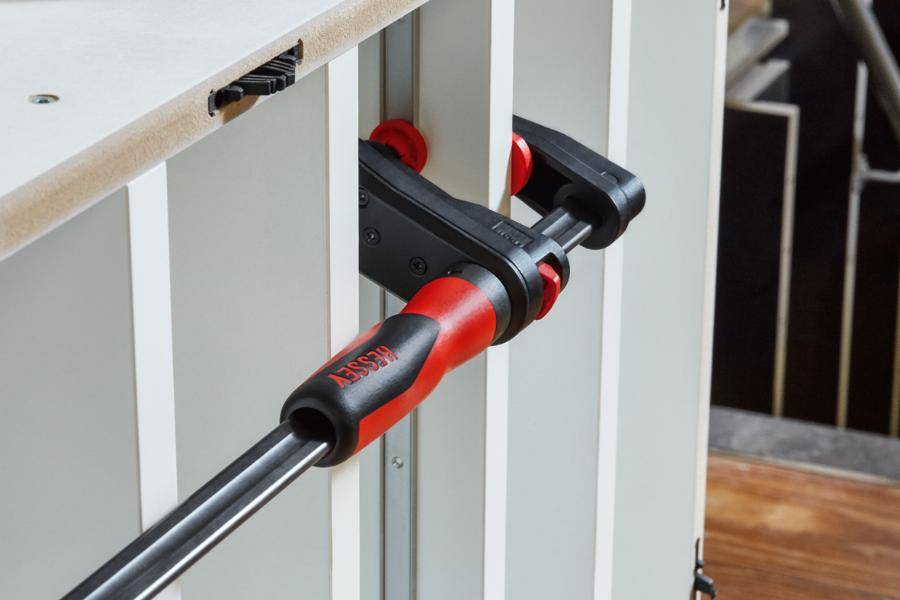 Serre-joint à engrenage Gearklamp BESSEY - serrage 450 mm saillie 60 mm rail 19 x 6 mm - GK45 - Image 8